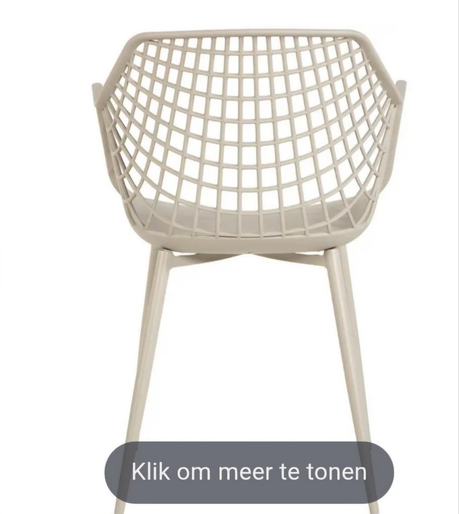 4 Tuinstoelen, Tuin en Terras, Ophalen, Gebruikt, Kunststof