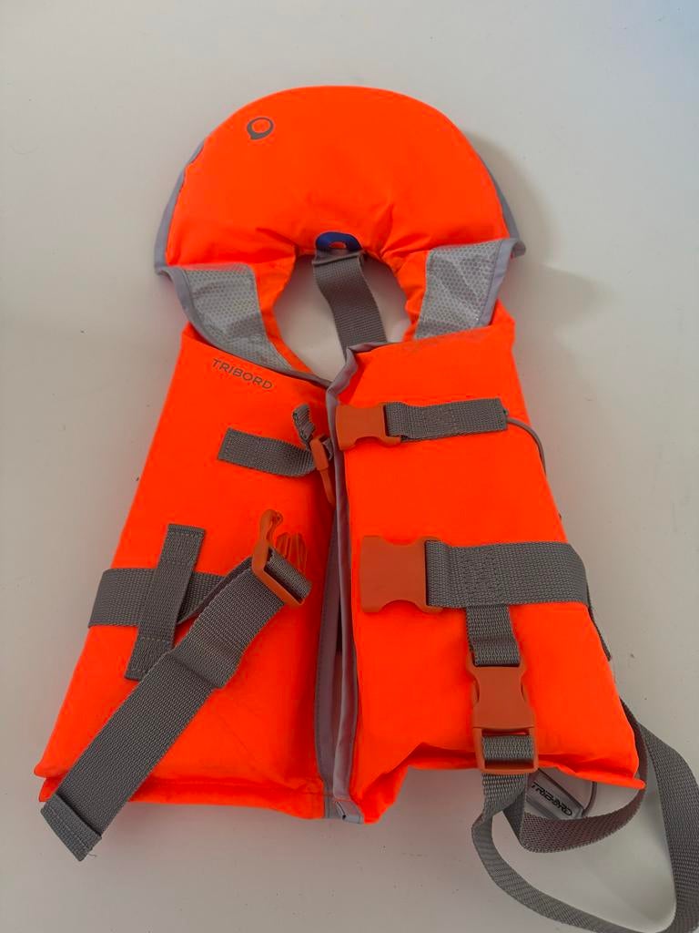 Tribord Zwemvest 15-30kg - Oranje, Ophalen, Gebruikt, Kind, Reddingsvest of Zwemvest