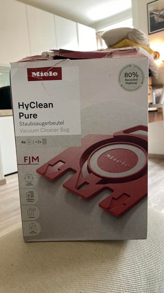 Miele FJM stofzuigzakken Hyclean pure, Ophalen of Verzenden, Nieuw