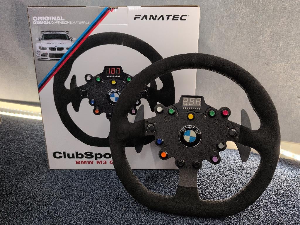 Fanatec ClubSport Steering Wheel BMW M3 GT2 V2, Computers en Software, Joysticks, Gebruikt, Ophalen of Verzenden