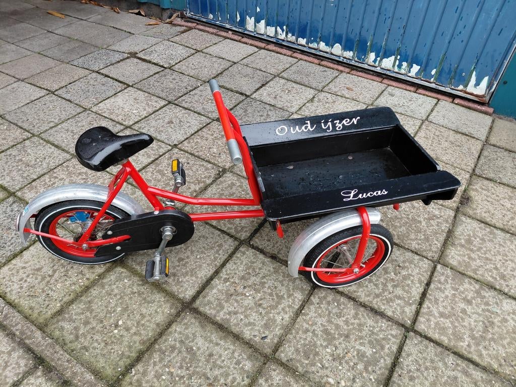 Kinder bakfiets gerestaureerd, Ophalen, Zo goed als nieuw, Minder dan 16 inch
