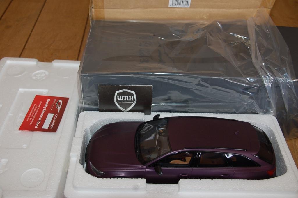 1:18 AUDI RS6 AVANT C8 2020 purple GT spirit GT825 WRH, Hobby en Vrije tijd, Modelauto's | 1:18, Verzenden, Zo goed als nieuw