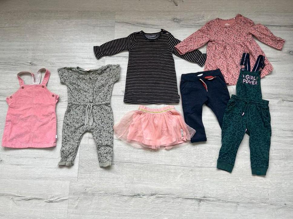 Meisjes kledingbundel maat 74, Kinderen en Baby's, Babykleding | Maat 74, Ophalen of Verzenden, Gebruikt, Meisje, Setje
