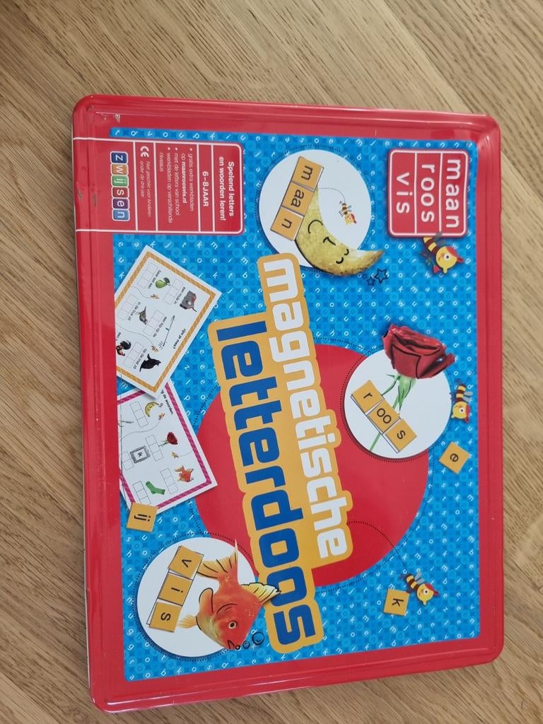 Letterdoos magnetisch. Letters leren, Ophalen of Verzenden, Gebruikt, Taal en Lezen