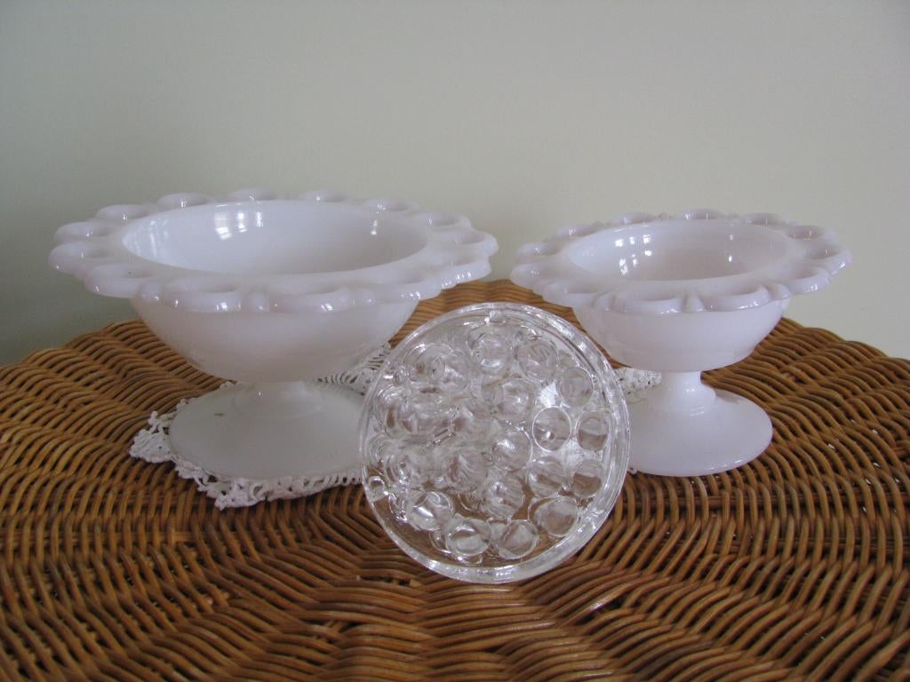 2 x bloemen # rozen steker * opaline * + 1 x inzet stuk *, Ophalen of Verzenden