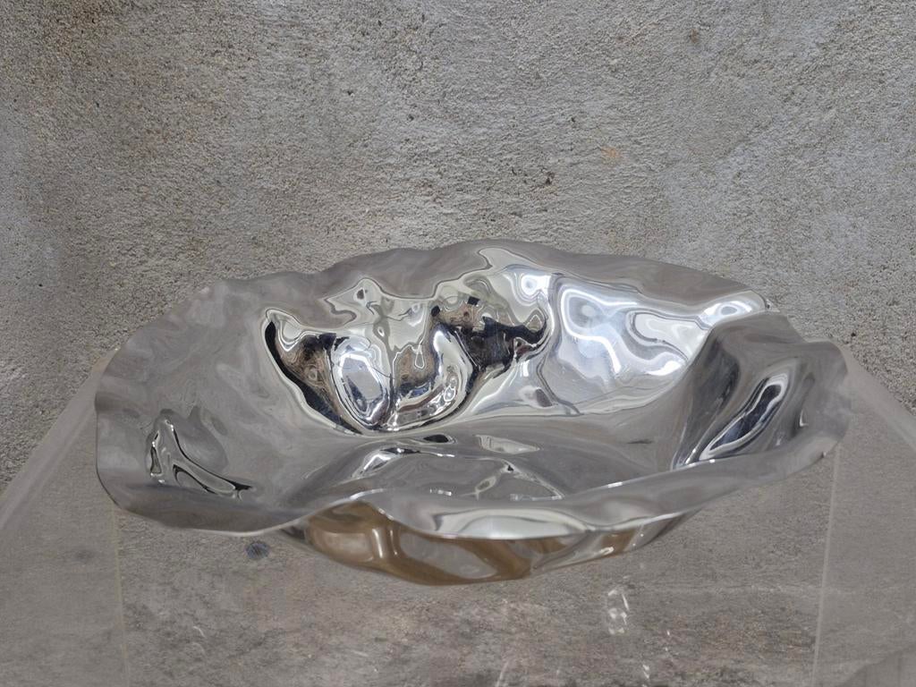 Vintage fruitschaal Alessi Schaal van Lluis Clotet 2000, Huis en Inrichting, Overige materialen, Schaal, Rond, Ophalen of Verzenden