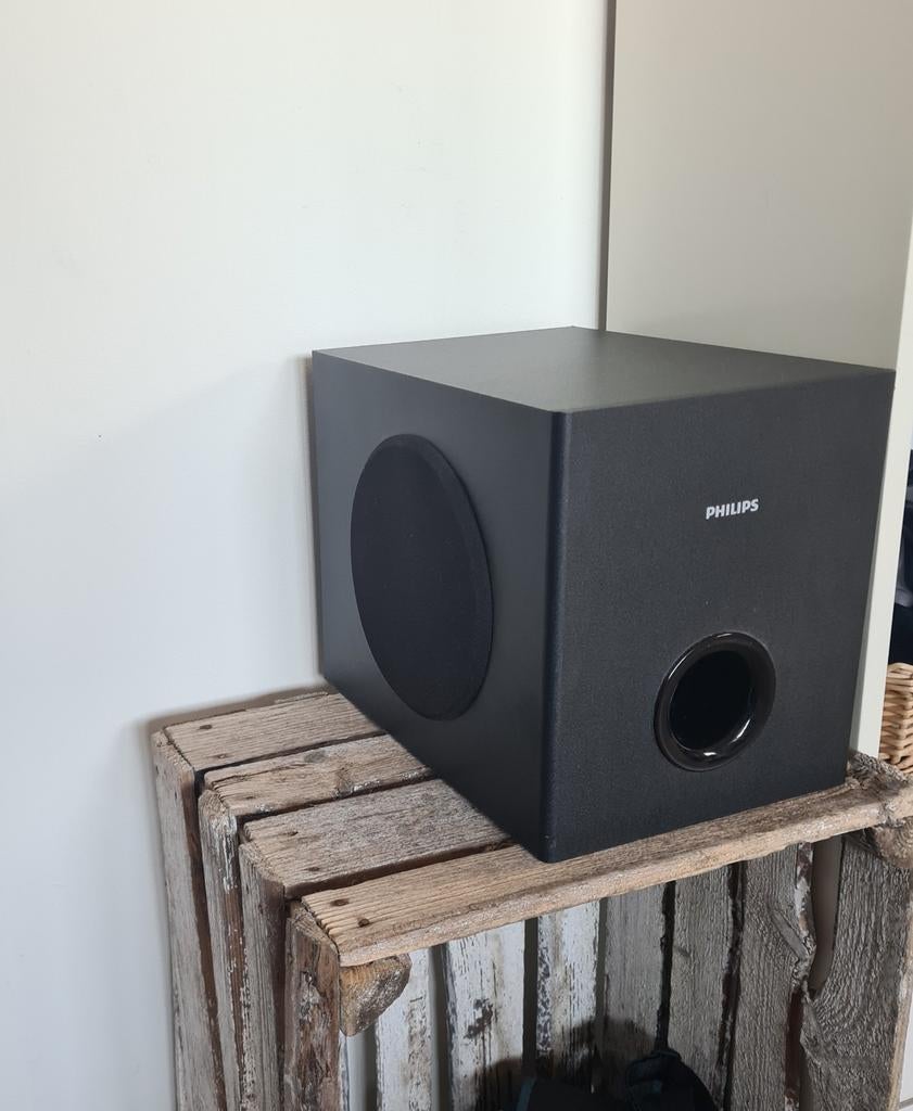 Philips 140 Watt Subwoofer - Model SW3140B/12 - Bluetooth, Philips, Subwoofer, Ophalen of Verzenden, Zo goed als nieuw