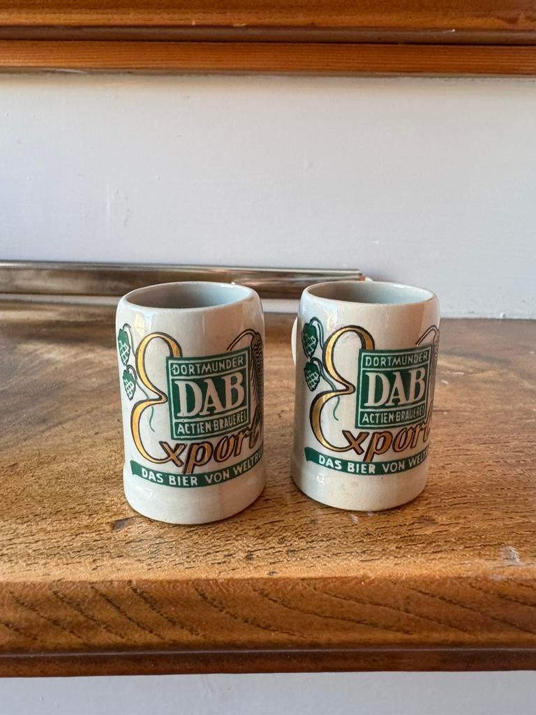 2x Mini bierpul Dortmunder Actien-Brauerei, Ophalen of Verzenden, Zo goed als nieuw, Pul(len), Overige merken