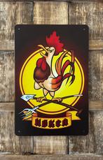 Normaal Hoken Haan reclamebord van metaal wandbord deco, Verzamelen, Info@deconoord.nl, Deco Noord, Nieuw, Ophalen of Verzenden