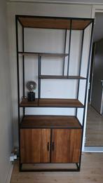 Vakkenkast Charlie met deuren - 170x73x33 cm inclusief lamp, Ophalen