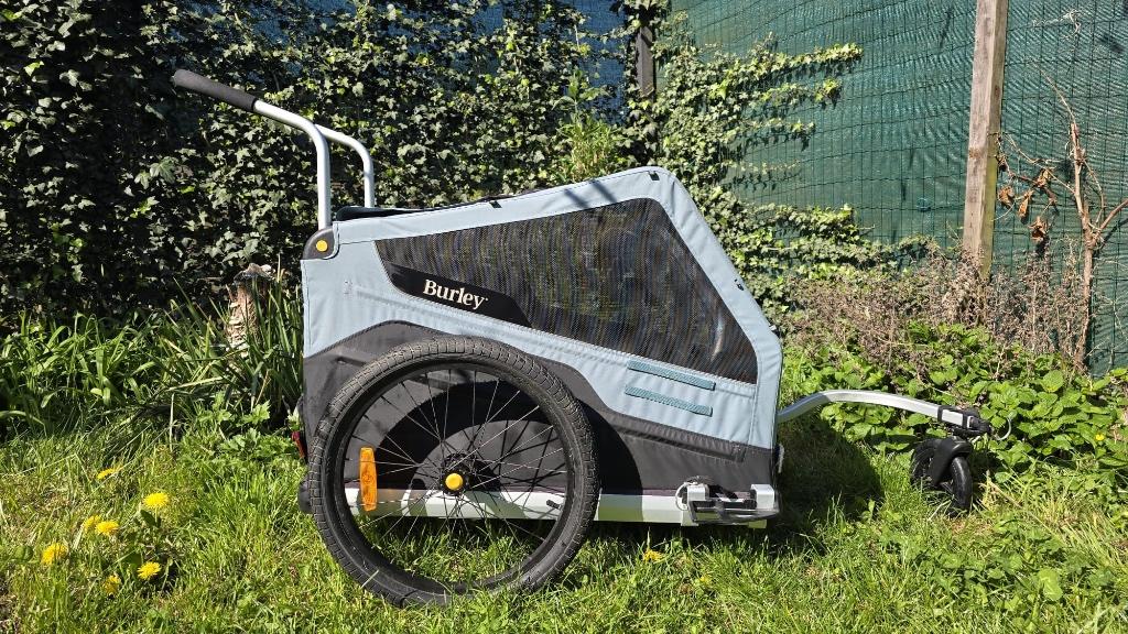 Burley bark ranger fiets/wandelkar, Ophalen, Opvouwbaar, Burley, 20 tot 40 kg