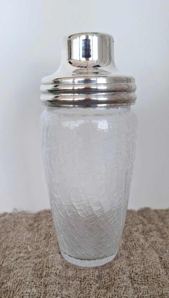 Vintage cocktail shaker, Zilver, Ophalen of Verzenden, Zo goed als nieuw, Overige merken