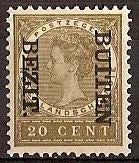 Ned-Indie NVPH nr 92f ongebruikt Buiten Bezit Kopstaand 1908, Postzegels en Munten, Ophalen of Verzenden, Postfris, Nederlands-Indië