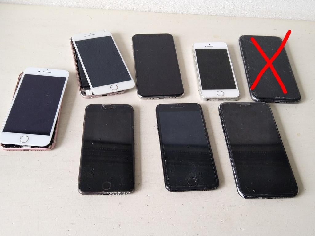 Diverse iPhone's voor reparatie of onderdelen w, Telecommunicatie, Mobiele telefoons | Apple iPhone, Ophalen of Verzenden