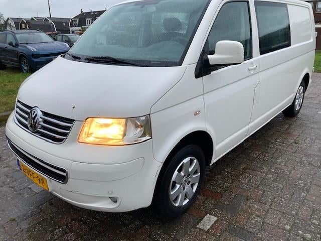 Volkswagen Transporter Bestel 2.5 D 96KW DC 2009, Auto's, Stof, Zwart, Volkswagen, 2020 kg
