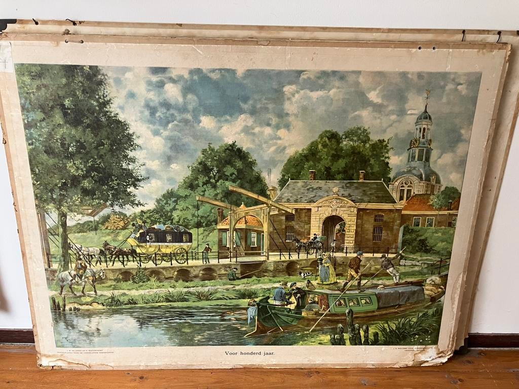 Schoolplaat voor honderd jaar, Ophalen of Verzenden