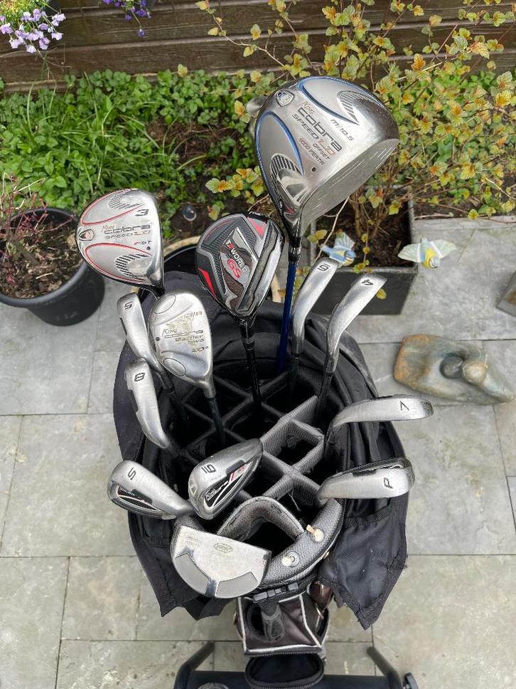 Kwaliteitsgolfset Cobra grafiet Rechts Heren (gebruikt), Sport en Fitness, Golf, Gebruikt, Set, Ophalen