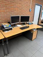 STEVIGE KANTOOR BUREAU’S, 2 STUKS. AFHALEN TE HEDEL!, Huis en Inrichting, Bureaus, Ophalen, Gebruikt, Bureau