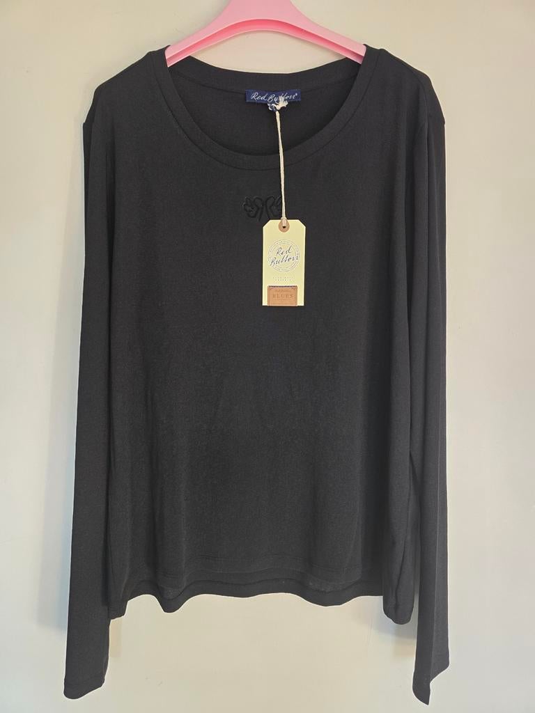 Nieuw red button shirt zwart xxl, Kleding | Dames, Ophalen of Verzenden, Nieuw, Maat 46/48 (XL) of groter, Zwart