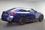 BMW i4 eDrive35 M Gran Coupé Sport / Achteruitrijcamera / A, Auto's, BMW, Achterwielaandrijving, Zwart, Blauw, Nieuw