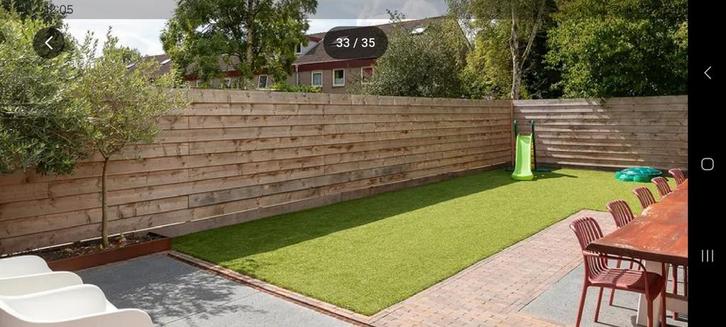 Kunstgras met ophoogzand, Tuin en Terras, Gras en Kunstgras, 20 m² of meer, Ophalen