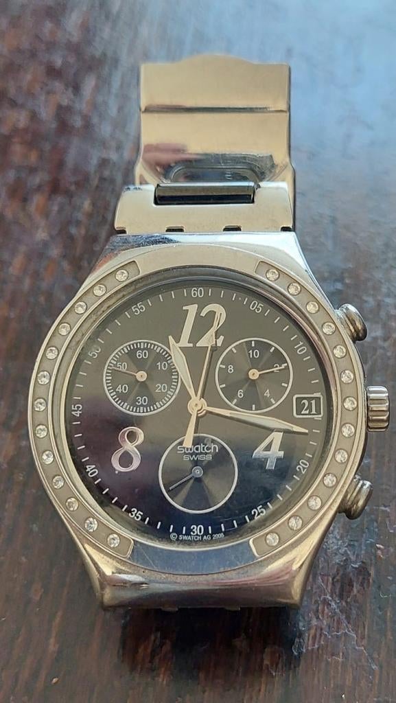 Swatch irony, Sieraden, Tassen en Uiterlijk, Horloges | Dames, Ophalen, Zo goed als nieuw, Swatch