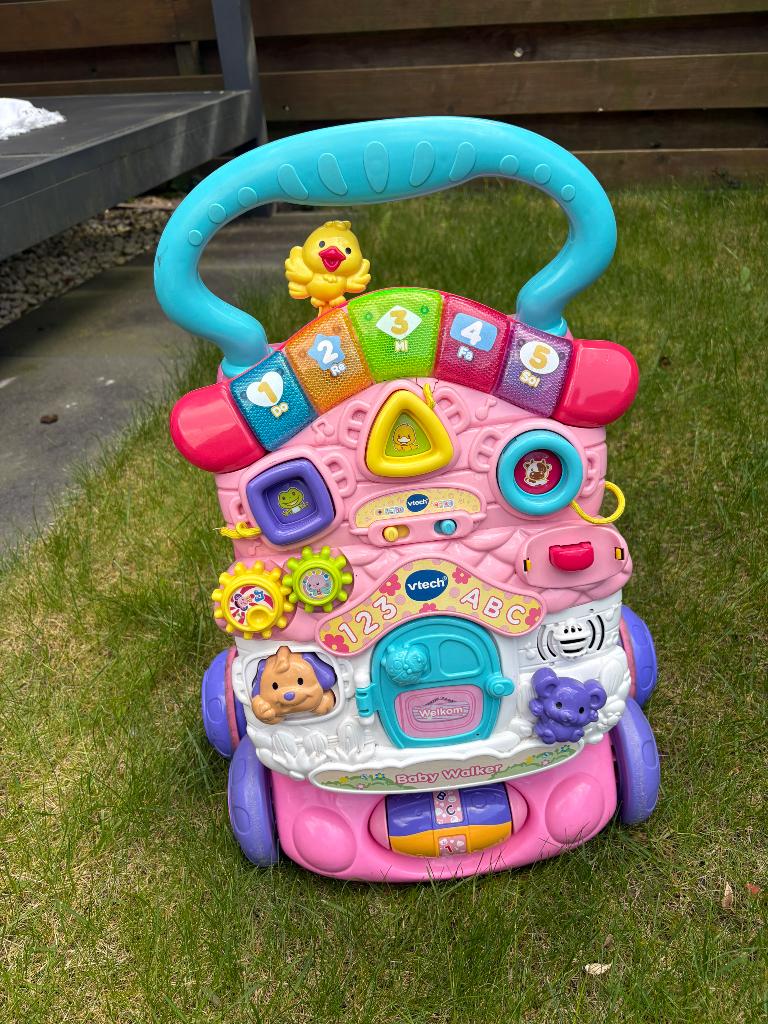 V tech loopwagen, Ophalen, Zo goed als nieuw, 6 maanden tot 2 jaar