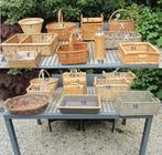 Royale rieten manden voor kraam kadoos, lectuurbak etc., Ophalen, Zo goed als nieuw