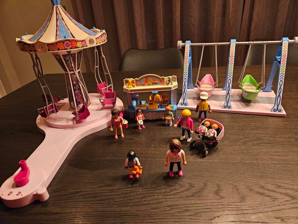 Playmobil family fun groot pretpark (70558), Ophalen of Verzenden, Gebruikt, Complete set