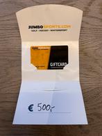 Jumbo sport giftcard / cadeaubon, Tickets en Kaartjes, Eén persoon, Cadeaubon