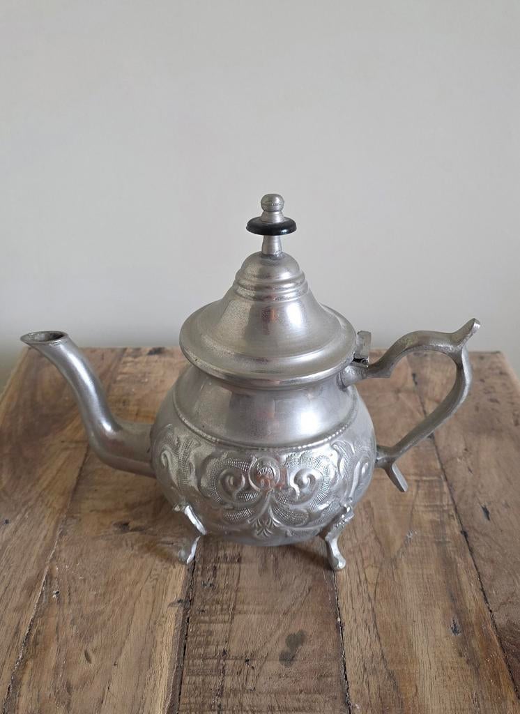 Marokkaanse theepot, Antiek en Kunst, Ophalen of Verzenden, Zilver