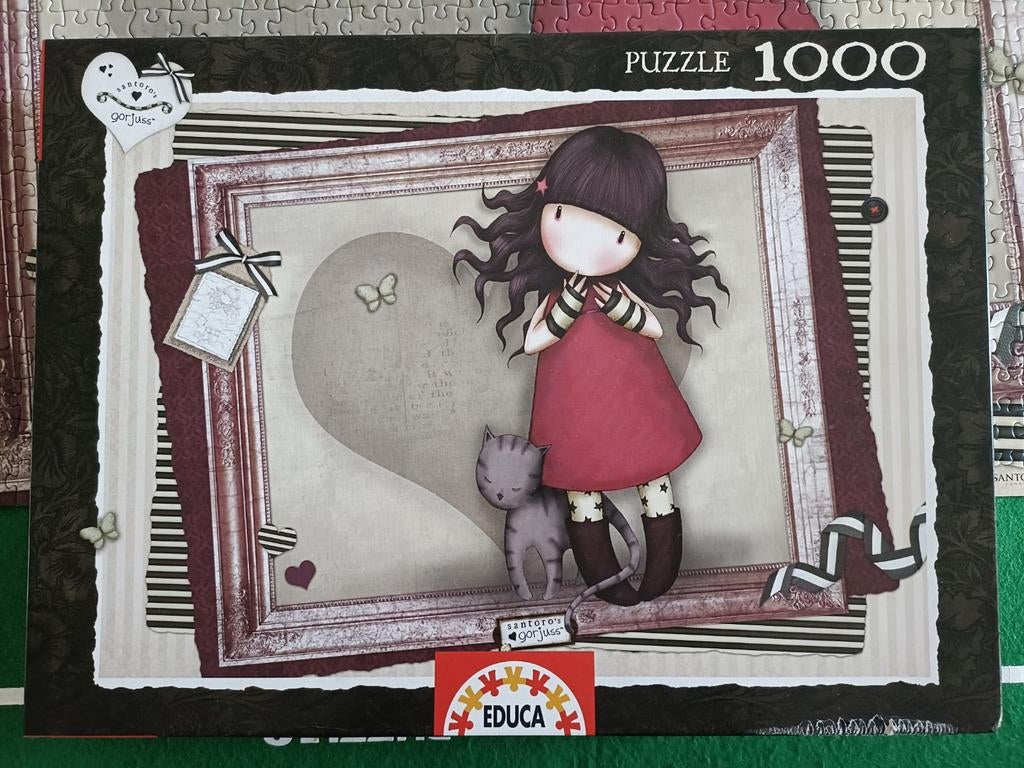 Educa Santoro Gorjuss puzzel 1000 stukjes, Ophalen of Verzenden, 500 t/m 1500 stukjes, Zo goed als nieuw, Legpuzzel