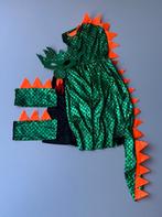 Draken verkleedset - Groen met oranje accenten, Ophalen of Verzenden, Gebruikt, 110 t/m 116, Jongen of Meisje