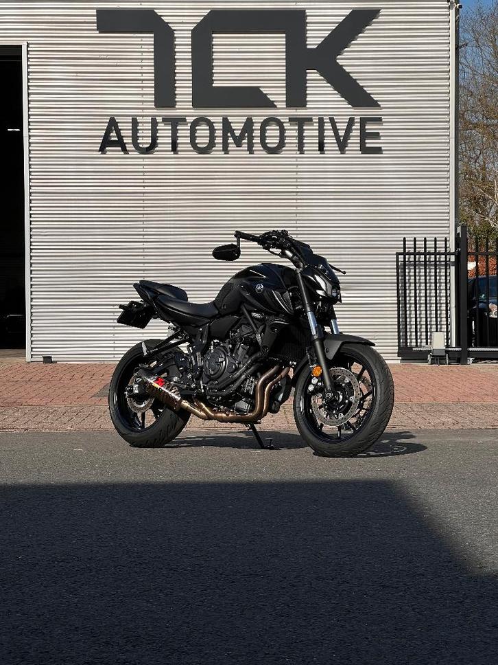 Yamaha mt 07 Pure Black 2024 | TFT | AKRA | 4484KM, Motoren, Motoren | Yamaha, Bedrijf, Naked bike, meer dan 35 kW, 2 cilinders