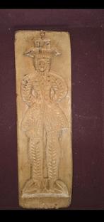 Antieke Speculaasplank met Man in Kleding, Ophalen of Verzenden