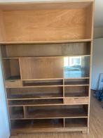 Massief houten kast met maatwerk bovenstuk (160x190), Ophalen, Gebruikt