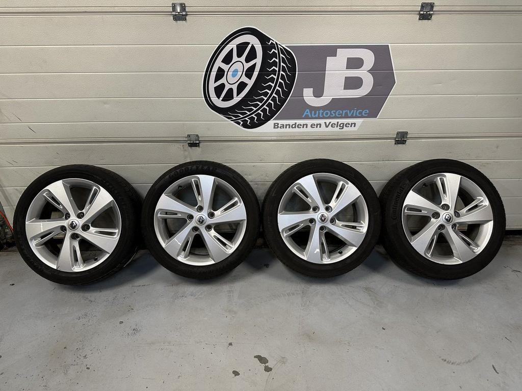 17inch Originele Renault RS Style Velgen! A merk band!, Gebruikt, -, -, Banden en Velgen