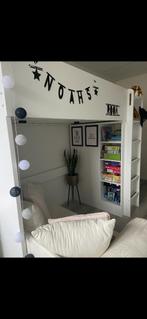 IKEA hoogslaper met bureau, Ophalen, Zo goed als nieuw, Hoogslaper