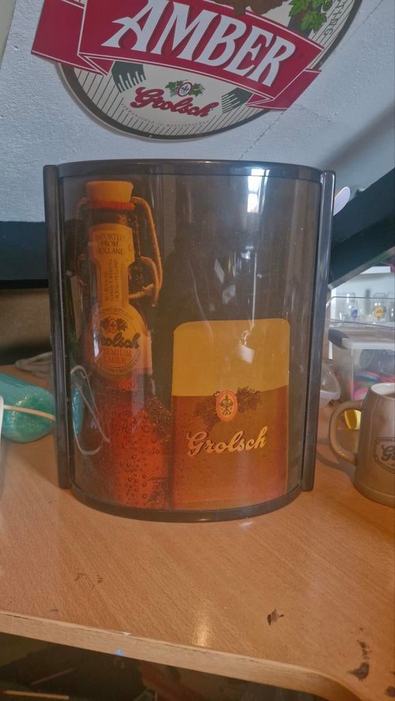 Grolsch lichtbakje, Verzamelen, Biermerken, Ophalen of Verzenden