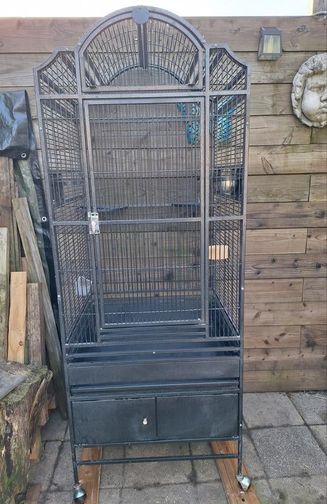 Strong papegaaien kooi, Dieren en Toebehoren, Ophalen, Gebruikt, Metaal, Vogelkooi