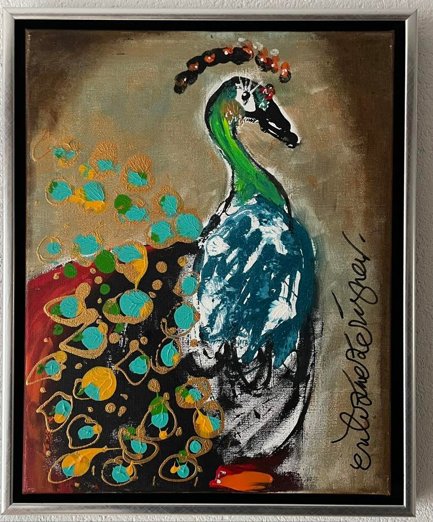 Origineel schilderij Erik Zwezerijnen, Antiek en Kunst, Kunst | Schilderijen | Modern, Ophalen of Verzenden