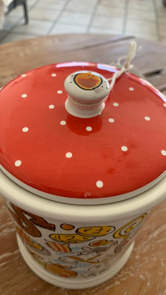 Blond  amsterdam sinterklaas pot, Huis en Inrichting, Ophalen, Zo goed als nieuw, Overige materialen, Pot, Bus of Blik