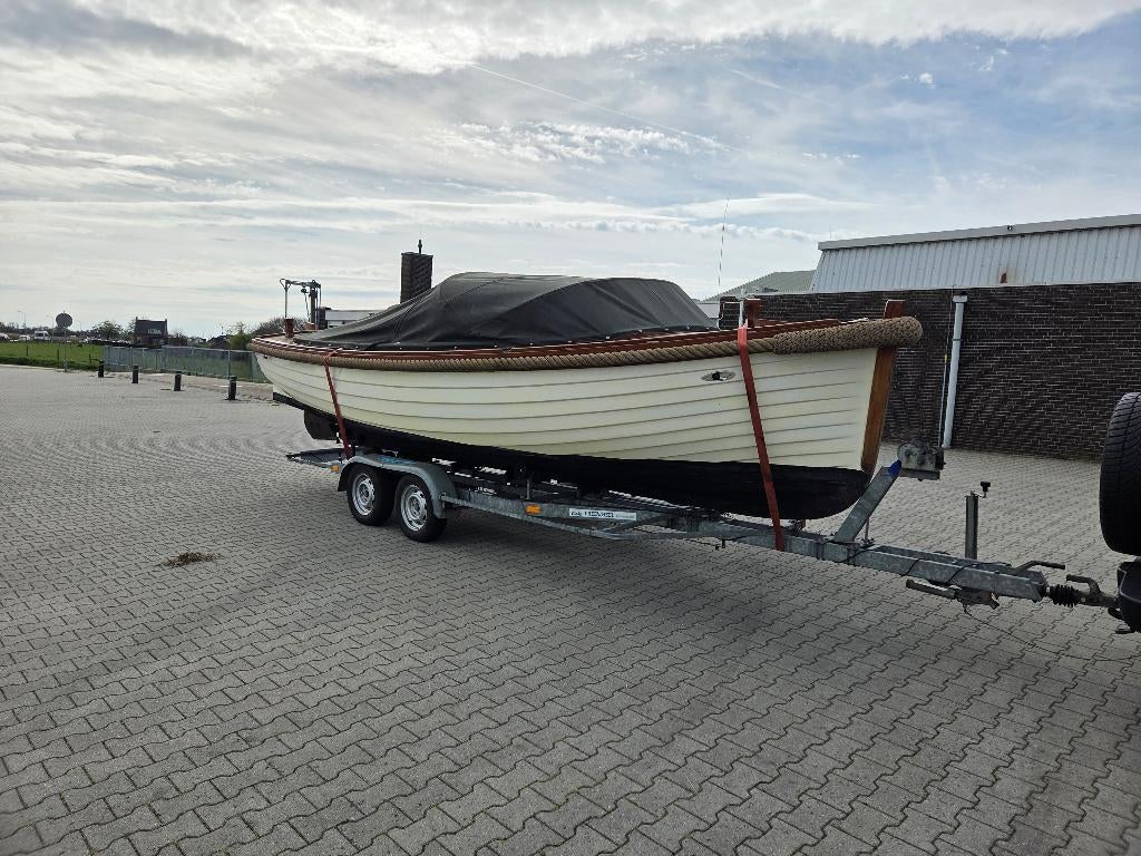 Prachtige kapiteinsloep 700, met werk (lichte opknapper), Ophalen, 10 tot 30 pk, Gebruikt, Binnenboordmotor
