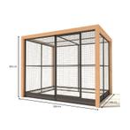 Aluminium Volière Valentijn, Dieren en Toebehoren, Ophalen of Verzenden, Nieuw, Aluminium, Volière