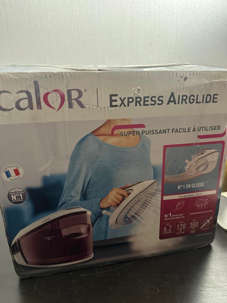 Calor Express Airglide Stoomgenerator Strijkijzer Nieuw, Strijkijzer met snoer, ., Nieuw, Ophalen of Verzenden