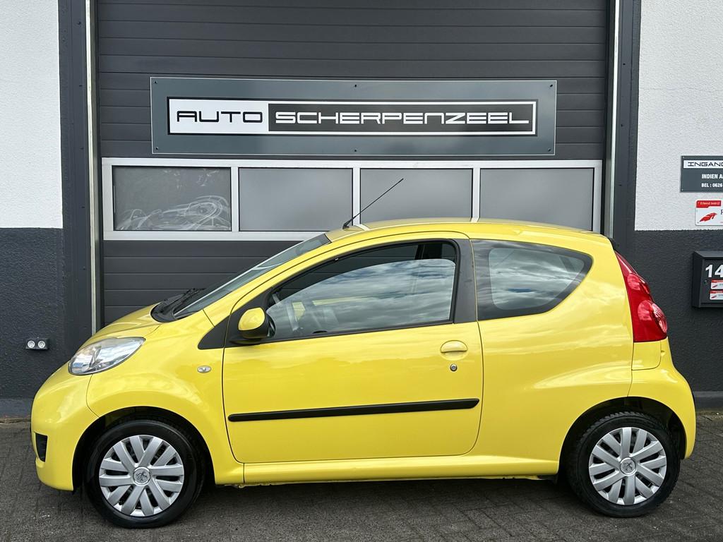 Peugeot 107 1.0-12V Sublime | AIRCO | CARPLAY | NL AUTO | CV, Auto's, Peugeot, Voorwielaandrijving, Stof, Gebruikt, Overige kleuren