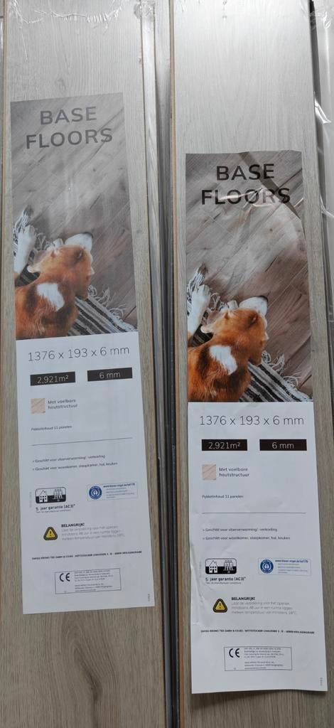 Laminaat ongeveer 15m² + ondervloer, Ophalen