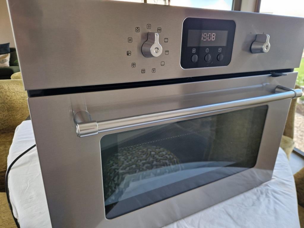 Granloss Combimagnetron - Inbouw, RVS, Ophalen, Gebruikt, Inbouw, Combimagnetron