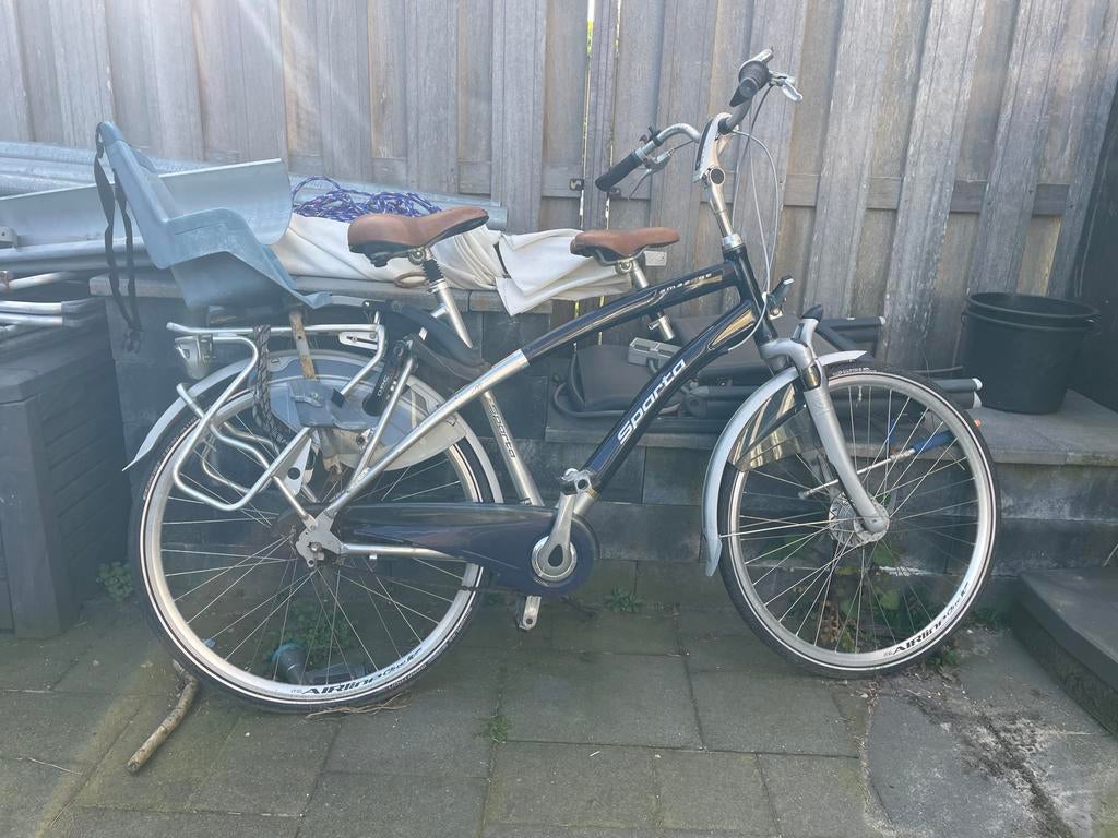 Gebruikte Sparta Papa fiets - Onderhoud nodig, Fietsen en Brommers, Fietsen | Heren | Herenfietsen, Ophalen, Sparta, Gebruikt