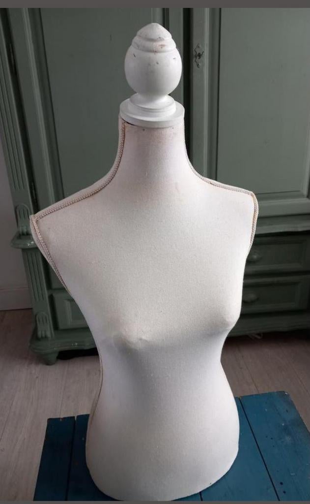 Vintage buste paspop, Hobby en Vrije tijd, Naaien en Fournituren, Ophalen of Verzenden, Gebruikt, Paspop